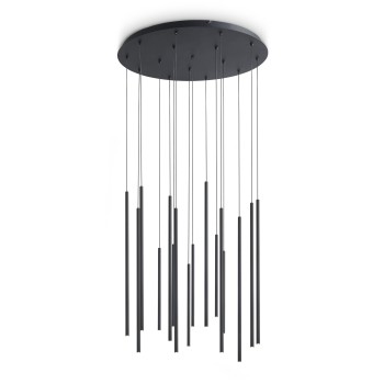 Lustra LED LOOK negru Ideal Lux 371146, D70 cm, 31W