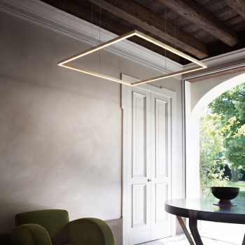 Lustra LED ORACLE SLIM alama Ideal Lux 370538, 90x90 cm, 53W