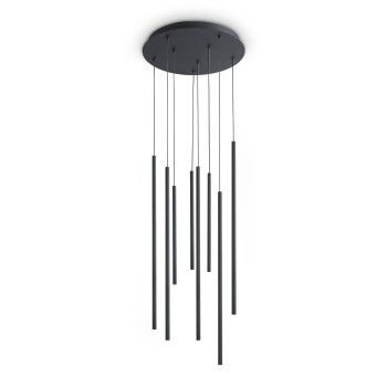 Lustra LED LOOK negru Ideal Lux 371177, D45 cm, 16W