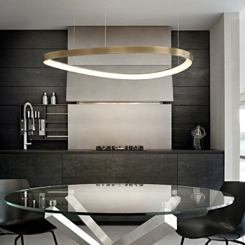 Lustra LED GEMINI alama Ideal Lux 372204, 81x81 cm, 56W