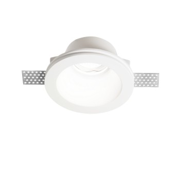 Spot incastrat SAMBA alb Ideal Lux 139012, D12 cm, 1xGU10