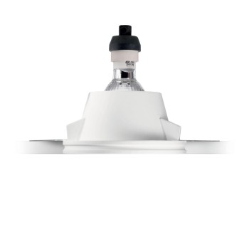 Spot incastrat SAMBA alb Ideal Lux 139012, D12 cm, 1xGU10