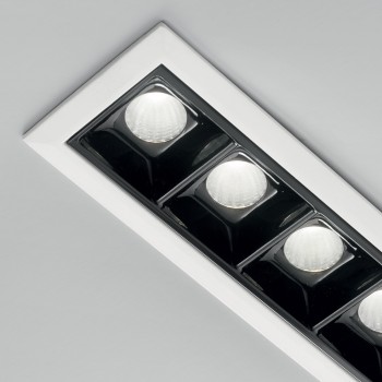 Spot incastrat LED LIKA alb Ideal Lux 206219, 14.6x4.5 cm, 12.5W