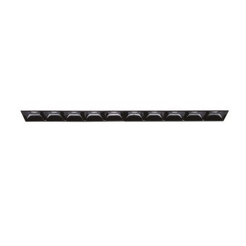 Spot incastrat LED LIKA negru Ideal Lux 206240, 27.4x7.1 cm, 20W