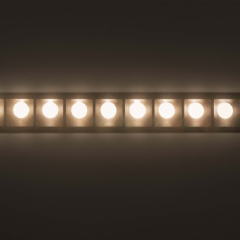 Spot incastrat LED LIKA negru Ideal Lux 206240, 27.4x7.1 cm, 20W