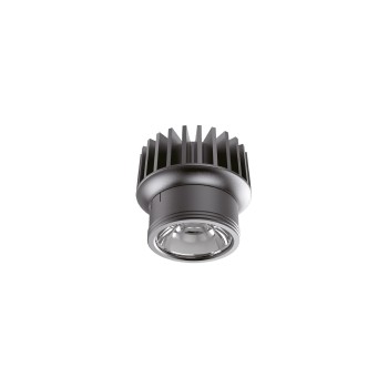 Spot incastrat LED DYNAMIC negru Ideal Lux 208565, D6.5 cm, 10W