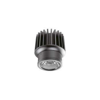 Spot incastrat LED DYNAMIC negru Ideal Lux 208596, D6.5 cm, 15W