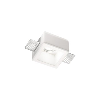 Spot incastrat SAMBA alb Ideal Lux 229997, 7.9x7.9 cm, 1xGU10