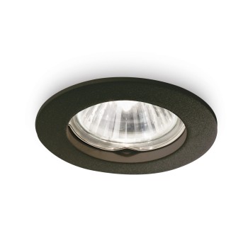 Spot incastrat JAZZ negru Ideal Lux 243818, D7.3 cm, 1xGU10