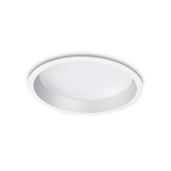 Spot incastrat LED DEEP alb Ideal Lux 248783, D21 cm, 30W