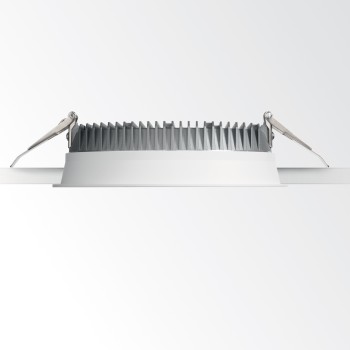 Spot incastrat LED DEEP alb Ideal Lux 248790, D21 cm, 30W