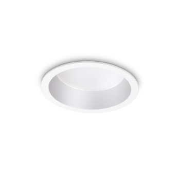 Spot incastrat LED DEEP alb Ideal Lux 249018, D10.3 cm, 10W