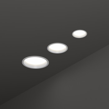 Spot incastrat LED DEEP alb Ideal Lux 249018, D10.3 cm, 10W