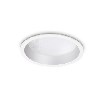 Spot incastrat LED DEEP alb Ideal Lux 249049, D16 cm, 20W