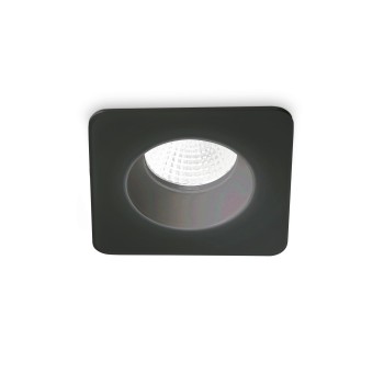 Spot incastrat LED ROOM-65 negru Ideal Lux 252056, 10x8.3 cm, 7.5W