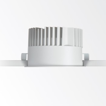 Spot incastrat LED OFF alb Ideal Lux 266510, D16.2 cm, 28W