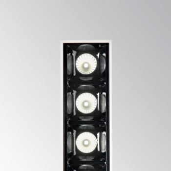 Spot incastrat LED LIKA negru Ideal Lux 267890, 7x7.1 cm, 6W