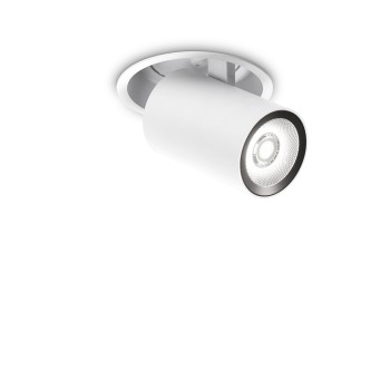 Spot incastrat LED NOVA alb Ideal Lux 267937, D10 cm, 12W