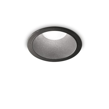 Spot incastrat LED GAME negru Ideal Lux 285412, D8.5 cm, 11W