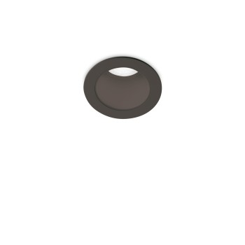 Spot incastrat LED QUARK negru Ideal Lux 305844, D2.2 cm, 2.8W
