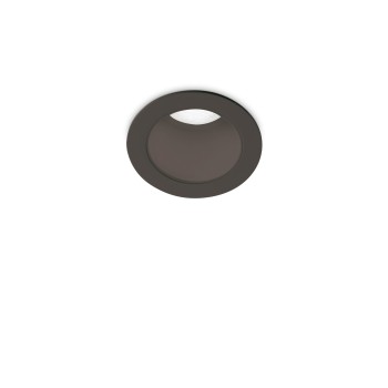 Spot incastrat LED QUARK negru Ideal Lux 305851, D2.8 cm, 3W