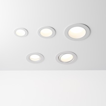 Spot incastrat LED QUARK alb Ideal Lux 307756, D4 cm, 5W