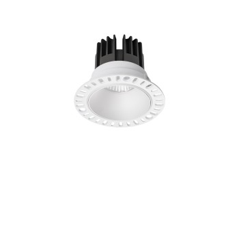 Spot incastrat LED GAME alb Ideal Lux 319667, D10 cm, 11W