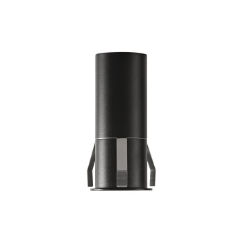 Spot incastrat LED QUARK negru Ideal Lux 322919, D4.9 cm, 12W