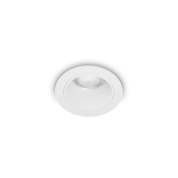 Spot incastrat LED QUARK alb Ideal Lux 344836, D4.9 cm, 9W