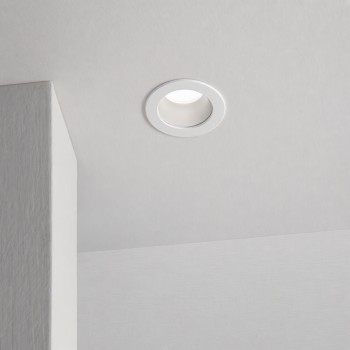 Spot incastrat LED QUARK alb Ideal Lux 344812, D4.9 cm, 12W