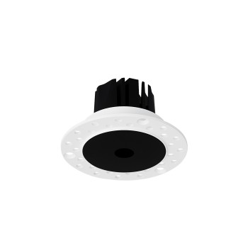 Spot incastrat LED INFINITY negru Ideal Lux 356129, D8.5 cm, 7W