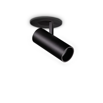Spot incastrat LED NOVA negru Ideal Lux 364360, D6.8 cm, 6W
