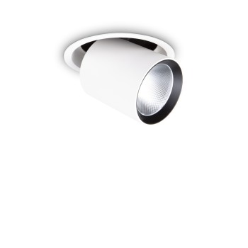 Spot incastrat LED NOVA alb Ideal Lux 364421, D15.4 cm, 20W