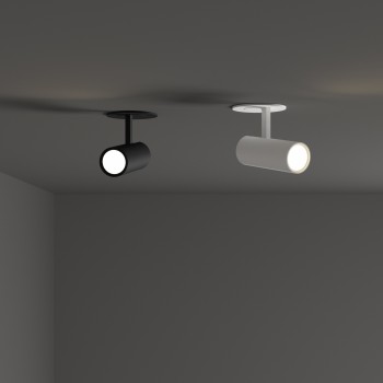 Spot incastrat LED PLAY alb Ideal Lux 364674, 6x8 cm, 13W