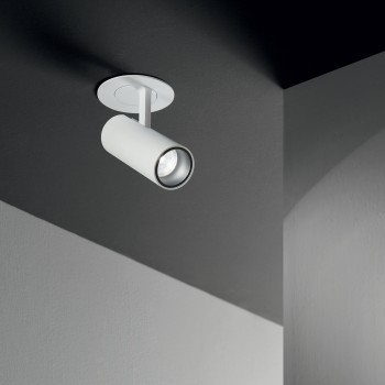 Spot incastrat LED PLAY alb Ideal Lux 364766, D6 cm, 7W