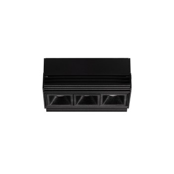 Spot incastrat LED LIKA negru Ideal Lux 367347, 11.4x9.8 cm, 8W