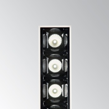 Spot incastrat LED LIKA negru Ideal Lux 367347, 11.4x9.8 cm, 8W