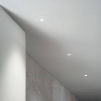 Spot incastrat LED INFINITY negru Ideal Lux 368764, D10.5 cm, 12W