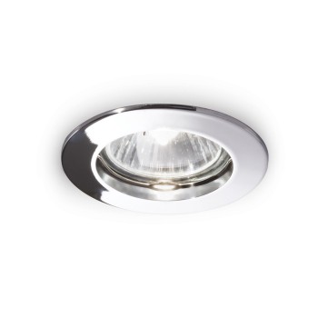 Spot incastrat JAZZ crom Ideal Lux 083070, D7.3 cm, 1xGU10