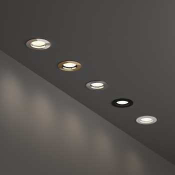 Spot incastrat JAZZ alb Ideal Lux 083117, D7.3 cm, 1xGU10