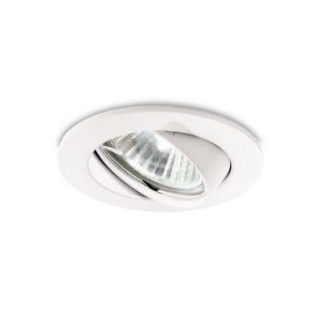 Spot incastrat SWING alb Ideal Lux 083179, D8.2 cm, 1xGU10