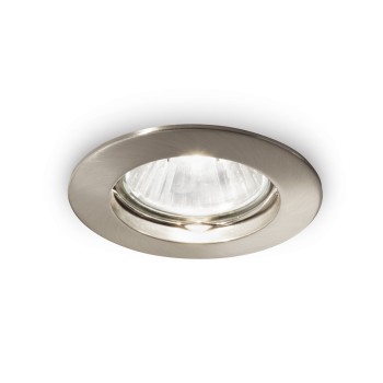 Spot incastrat JAZZ nichel Ideal Lux 083087, D7.3 cm, 1xGU10