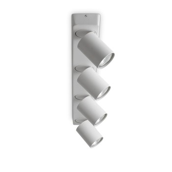 Spot aplicat RUDY alb Ideal Lux 229089, 76x12.5 cm, 4xGU10