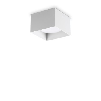 Spot aplicat SPIKE alb Ideal Lux 317489, 10x10 cm, 1xGX53