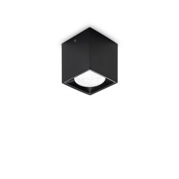 Spot aplicat LED NITRO negru Ideal Lux 319803, 4.2x4.2 cm, 5W