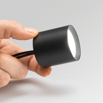 Spot aplicat LED NITRO negru Ideal Lux 342795, D4.2 cm, 4W