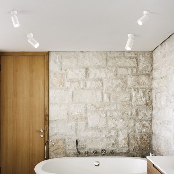 Spot aplicat DYNAMITE alb Ideal Lux 347639, D4 cm, 1xGU10