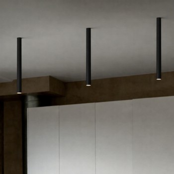 Spot aplicat LED LOOK negru Ideal Lux 353319, D3 cm, 5W