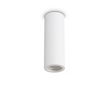 Spot aplicat LOOK alb gips Ideal Lux 355740, D7 cm, 1xGU10