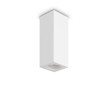 Spot aplicat LOOK alb gips Ideal Lux 355764, 7x7 cm, 1xGU10